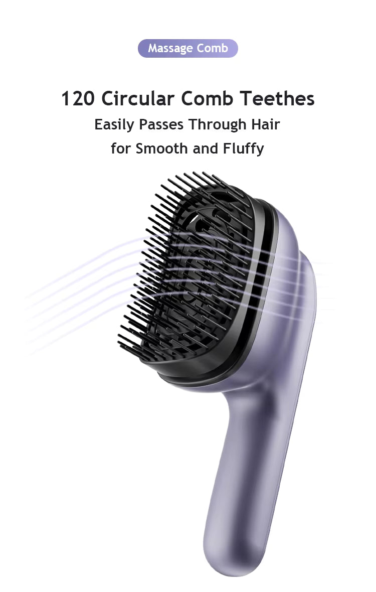 Cordless Rechargeable Household Hand-held Portable Electric Massage Essential Oil Comb Hair Shampoo Brush Scalp Head Massage