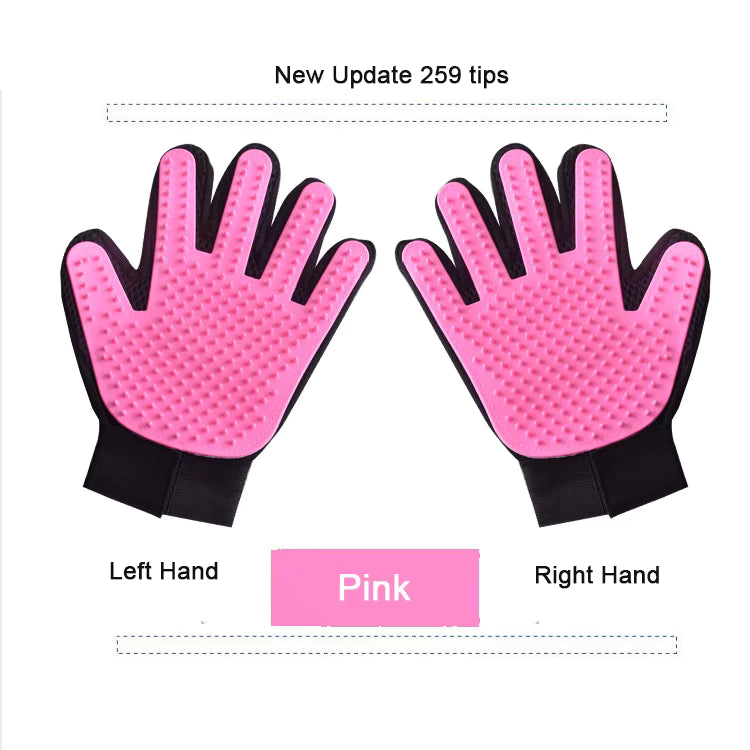 Pet Deshedding Glove Silicone Pet Hair Remover for Dog and Cat