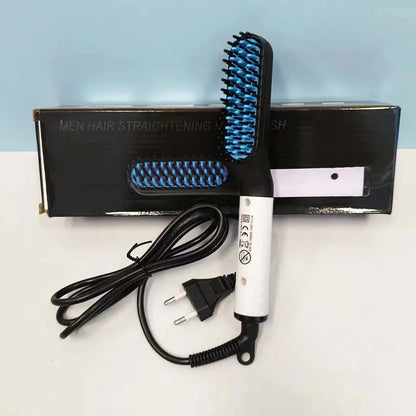 Multifunctional Quick Hair Beard Straightener Men's Hair Straightening Flat Iron Heated Hair Comb Electric Men Hair Beard Styler