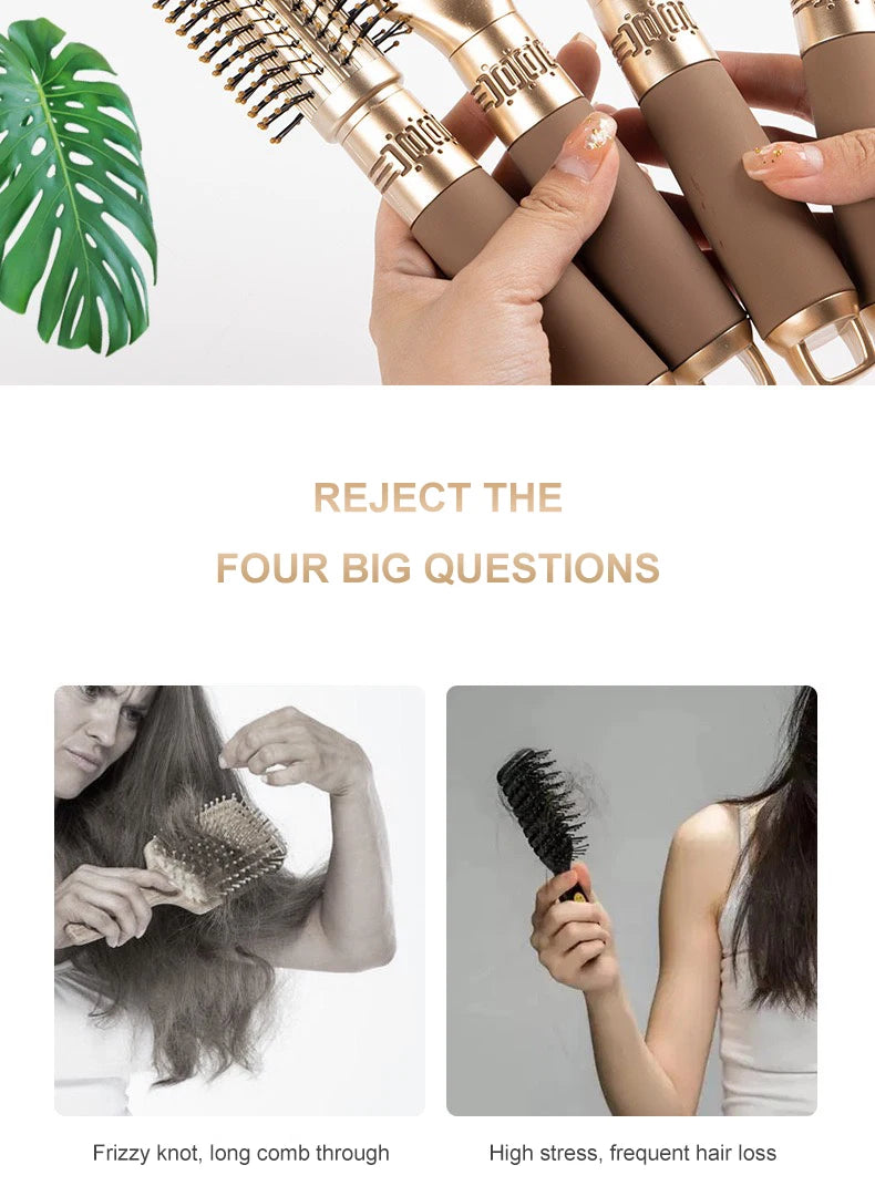 Hair Massage Air Cushion Comb Brush Scalp Hairbrush Detangle Anti Static Salon SPA Hairdressing Styling Tool Oval Round