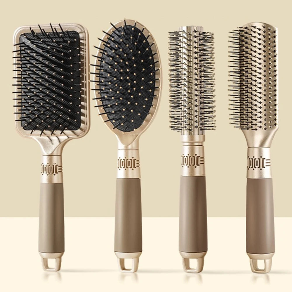 Hair Massage Air Cushion Comb Brush Scalp Hairbrush Detangle Anti Static Salon SPA Hairdressing Styling Tool Oval Round