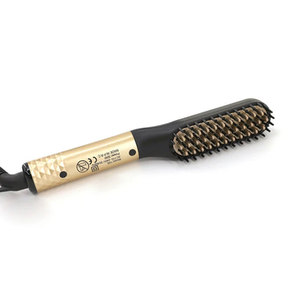 Multifunctional Quick Hair Beard Straightener Men's Hair Straightening Flat Iron Heated Hair Comb Electric Men Hair Beard Styler